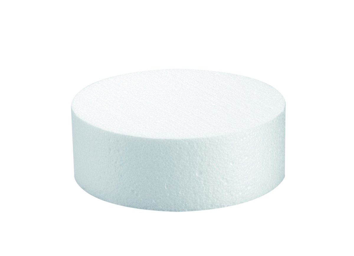 Polystyreen schijf 20x7cm